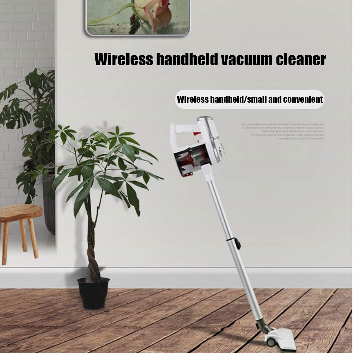 Hand-Held Vacuum Cleaner 9.5Kpa Strong Suction Power of Only 1.03Kg One-Button Vacuum Dust Cup Triple Filtration Sem.