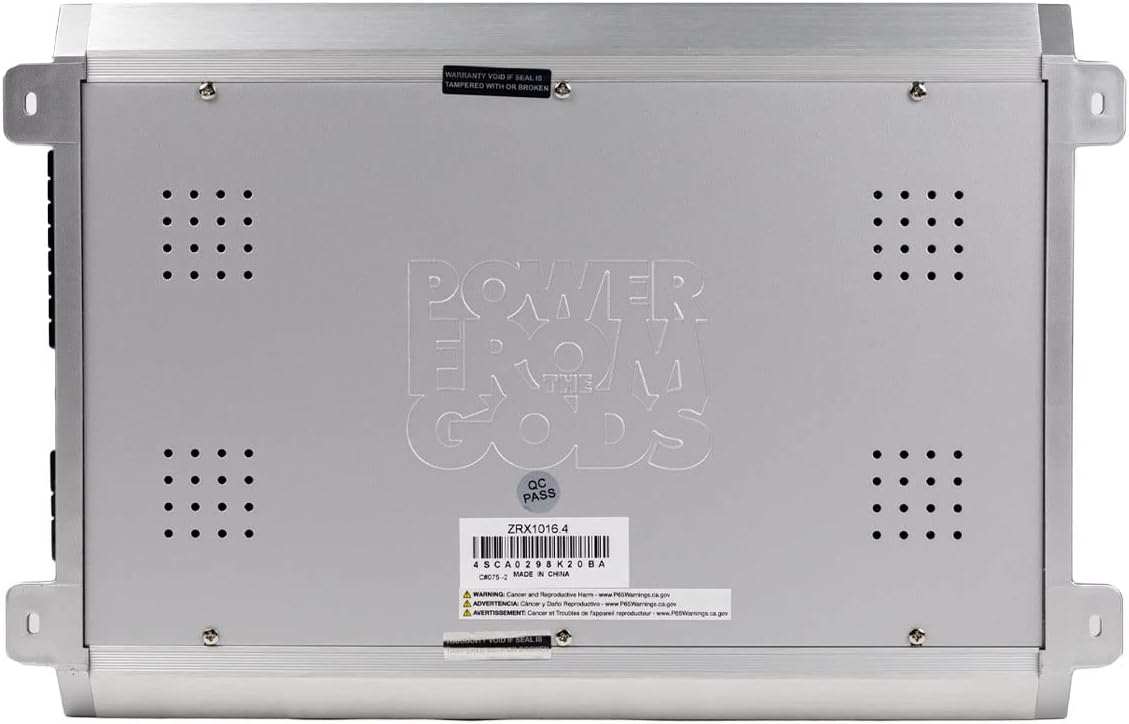 Hifonics ZRX1016.4 Zeus Car Audio Amplifier, 4-Channel 1000-Watt