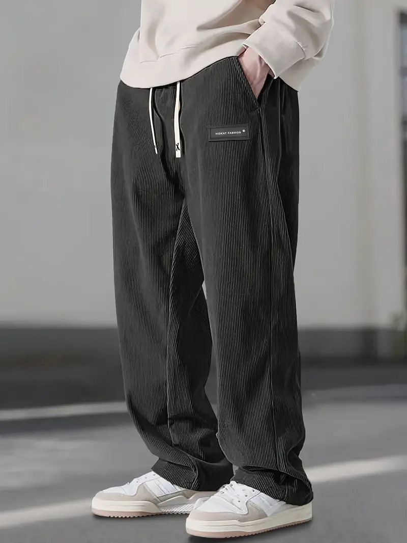 Alviero™ | Relaxed Corduroy Drawstring Trousers