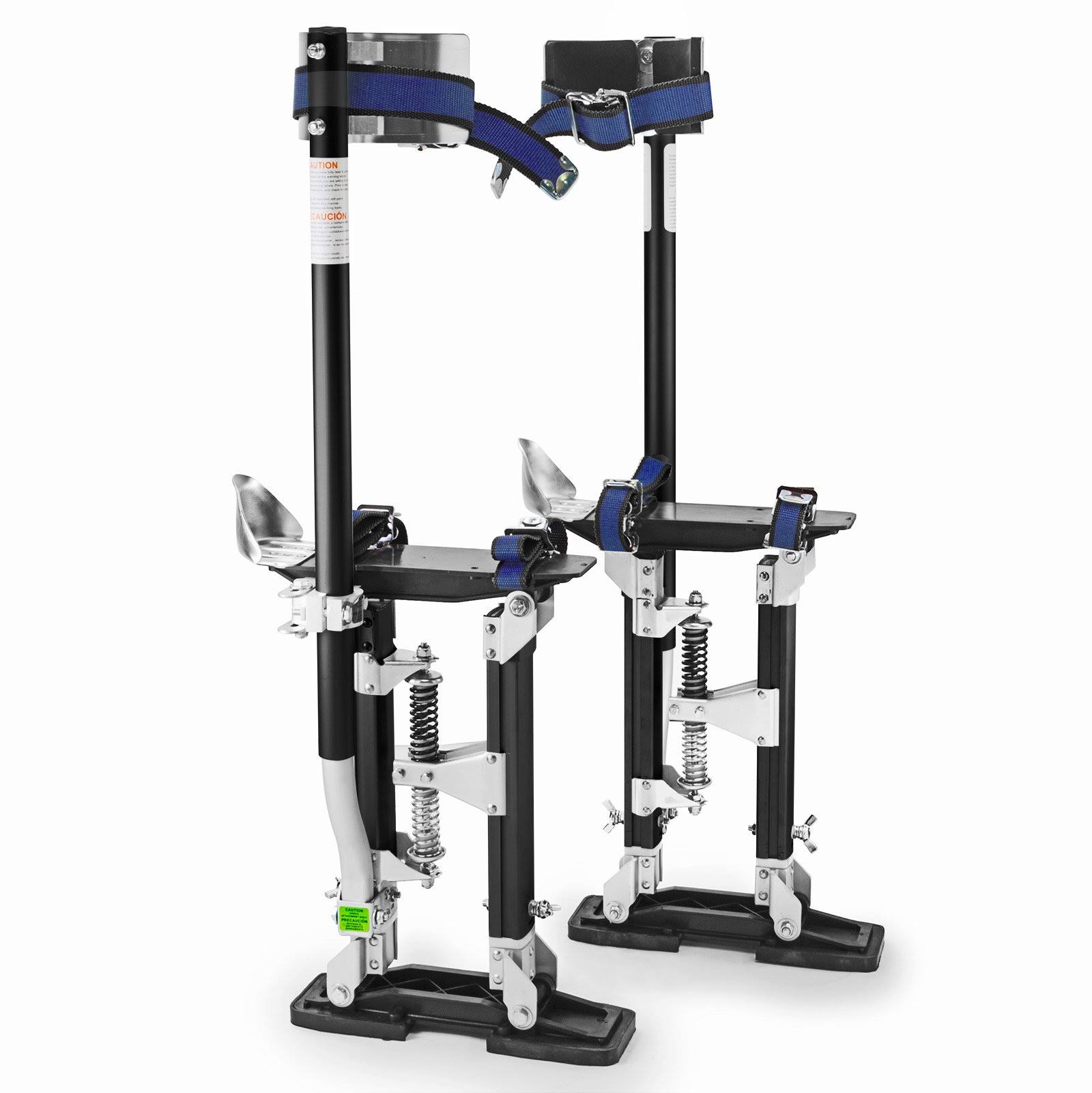 GypTool Pro 15" - 23" Drywall Stilts - Black - Megean