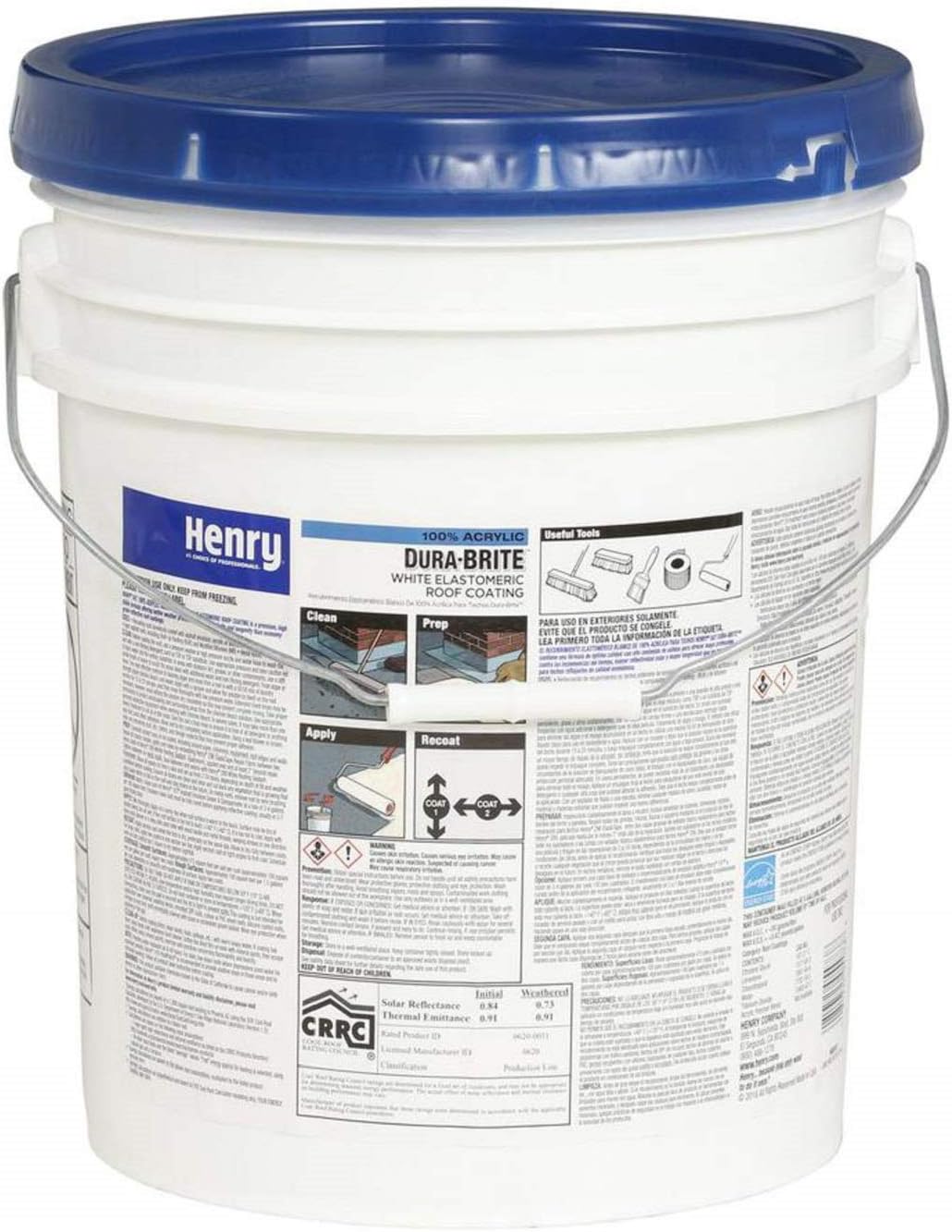 Henry HE587372 Roof Coating, 5 Gal