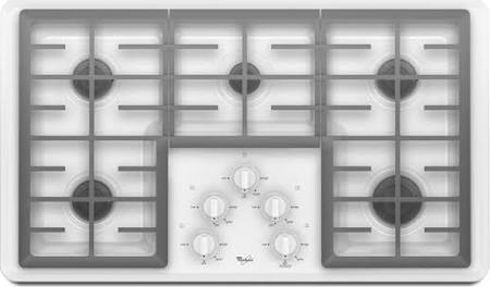 Whirlpool W5CG3625XS 36 Stainless Steel Gas Sealed Burner Cooktop