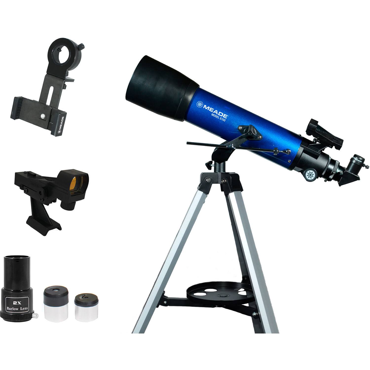 Meade S102 Refractor Telescope Bundle - Megean