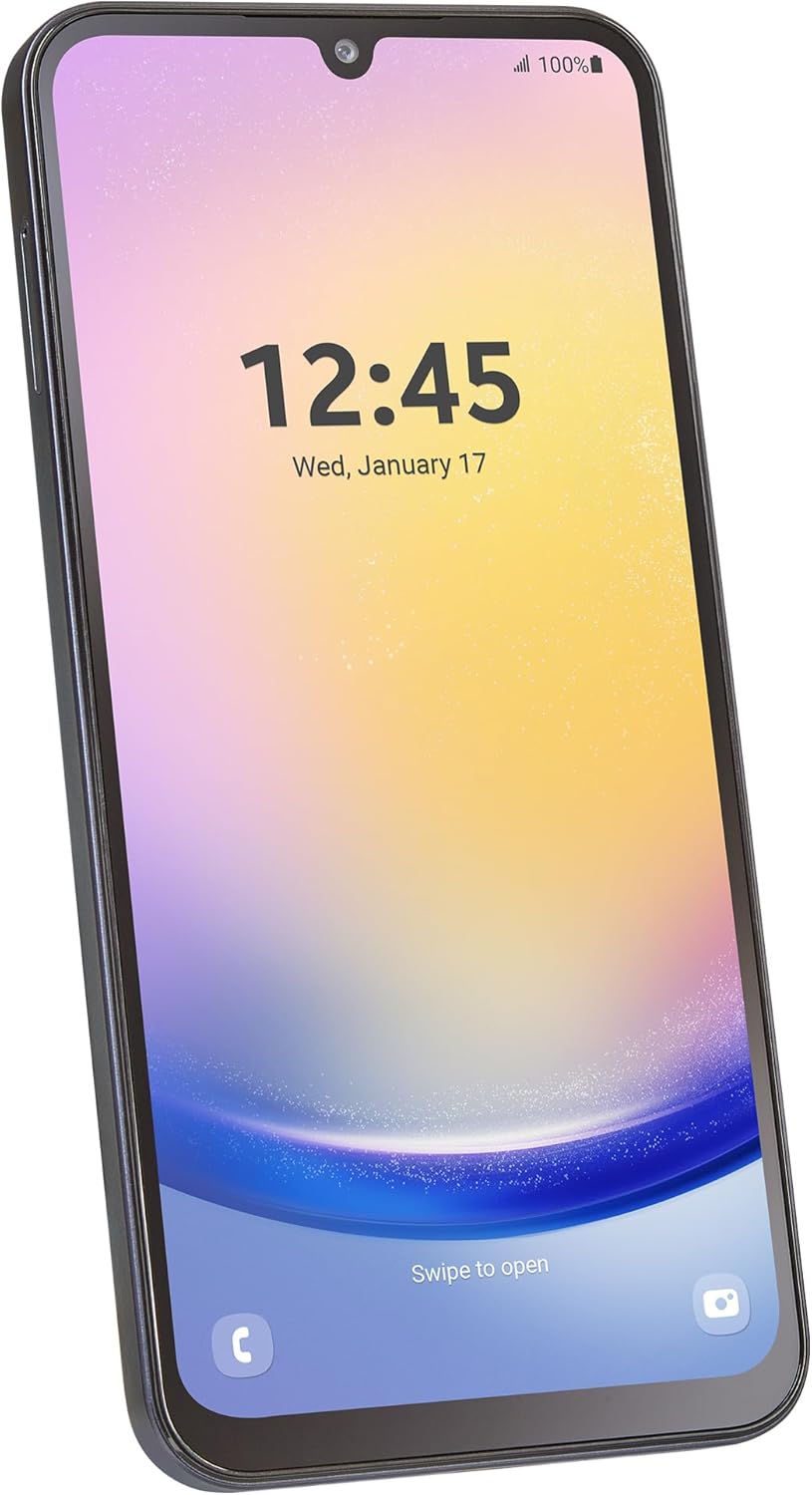 Tracfone | Samsung Galaxy A25 5G | Locked | 128GB |5000mAh Battery | 50MP Main Camera | 6.5-in. AMOLED Display | Black