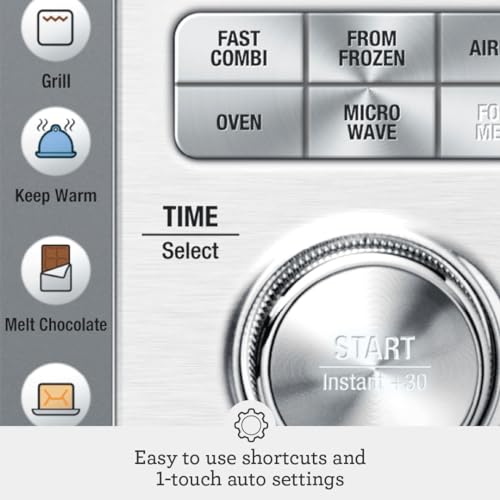 Breville BMO870BSS1BUC1 Combi Wave 3 in 1, Brushed Stainless Steel - Smart Home Appliances