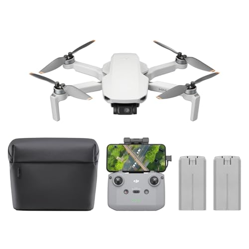 DJI Mini 4K, Drone with 4K UHD Camera for Adults, Under 249 g, 3-Axis Gimbal Stabilization, 10km Video Transmission, Auto Return, Wind Resistance