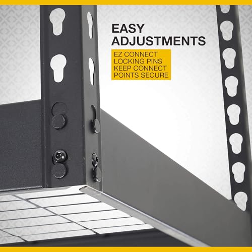 Klutch Gladiator Overhead Garage Storage Rack &mdash; Adjustable Height, 96in.L x 48in.D x 23&ndash;37in.H
