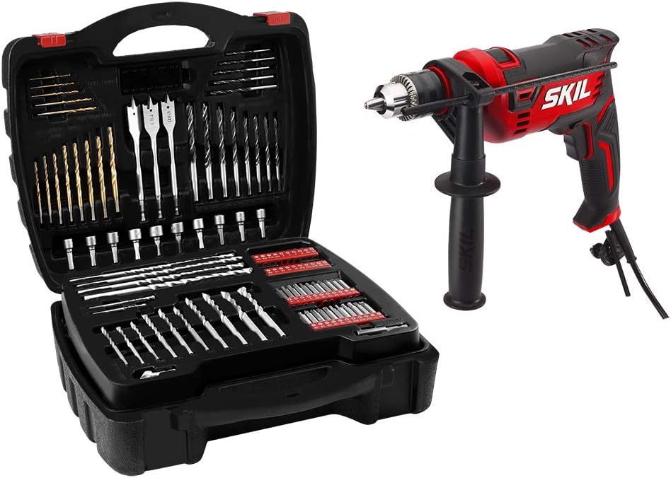 SKIL 7.5-Amp 1/2-Inch Corded Hammer Drill - HD182001 Pack of 2