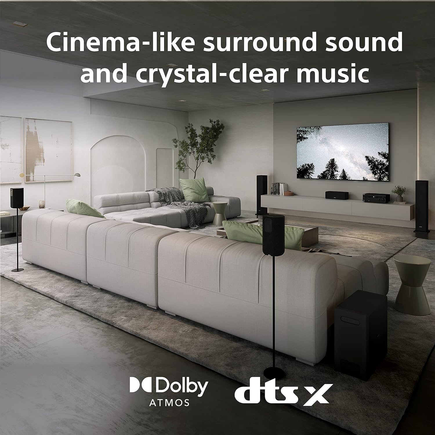 Sony STR-AN1000 7.2 CH Surround Sound Home Theater 8K A/V Receiver: Dolby Atmos, DTS:X, Digital Cinema Auto Calibration IX, Bluetooth, WiFi