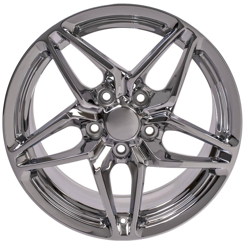 Fits Corvette Wheel C7 ZR1 Rim - CV31 17x9.5 Chrome Corvette Rim