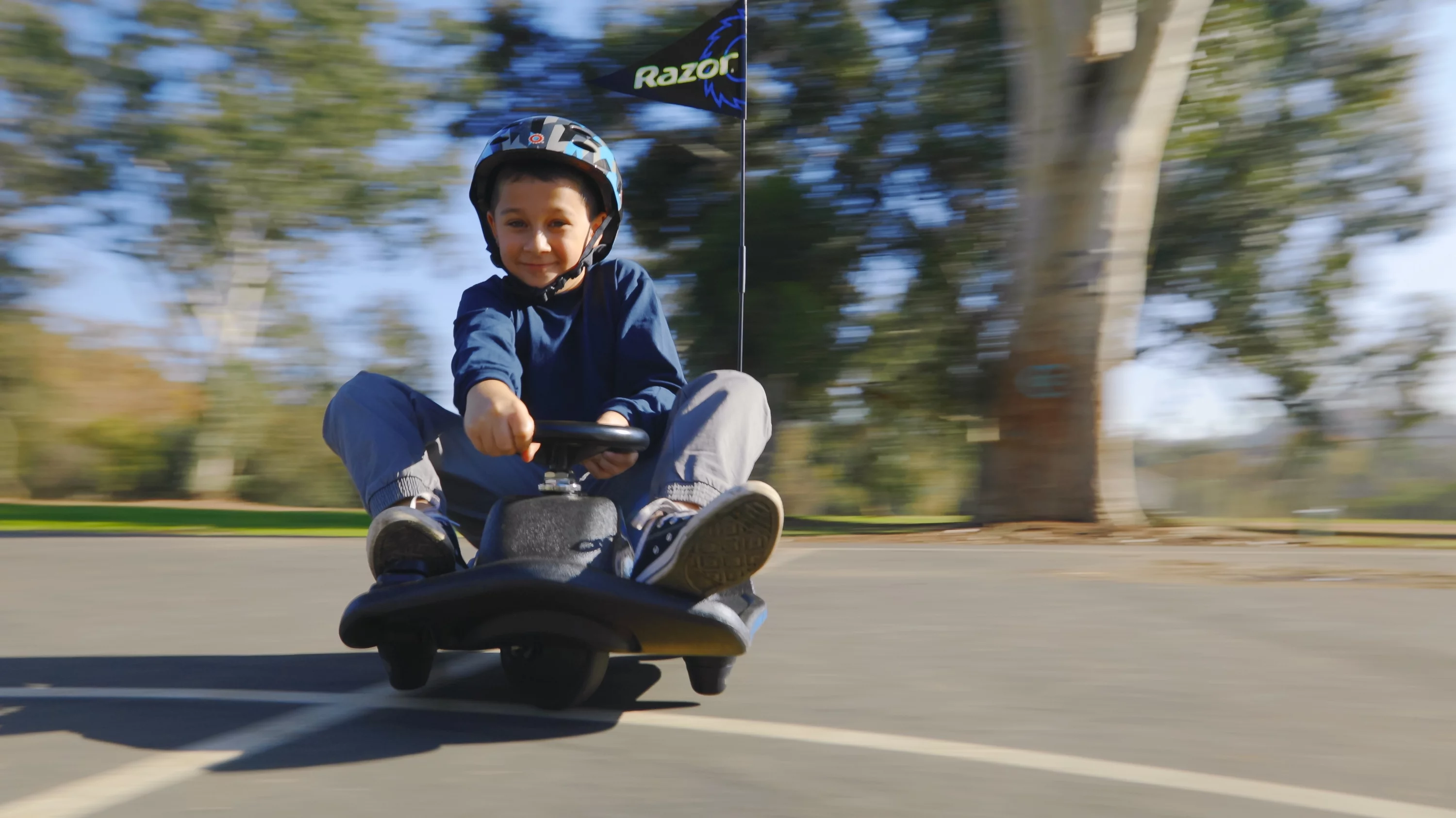 Razor Crazy Cart Shift - 12V Electric Drifting Go Kart for Kids - New High/Low Speed Switch and Simplified Drifting System - Radiant Selections
