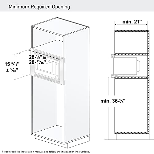 Panasonic Trim Kit for 1.6 cu ft Microwave Ovens