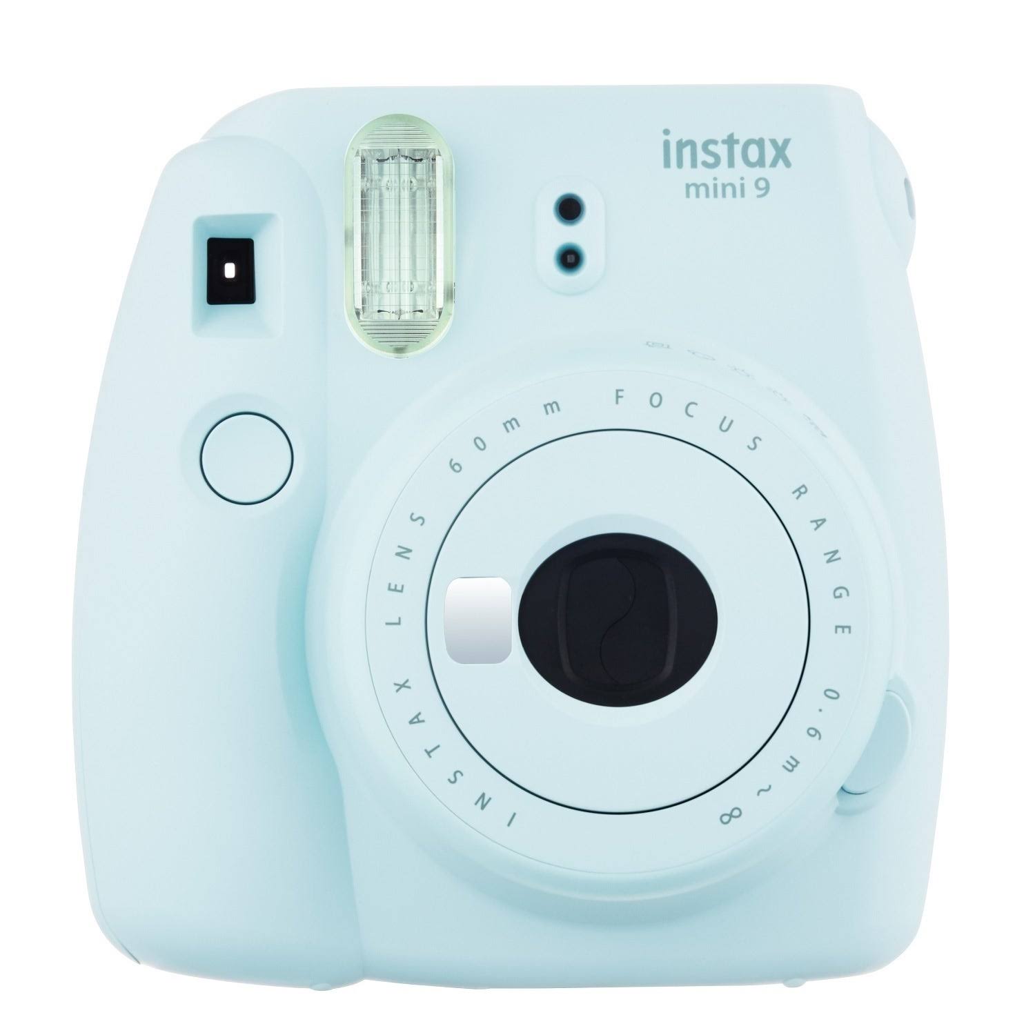 Fujifilm Instax Mini 9 Instant Camera (Ice Blue) with Twin Film Pack