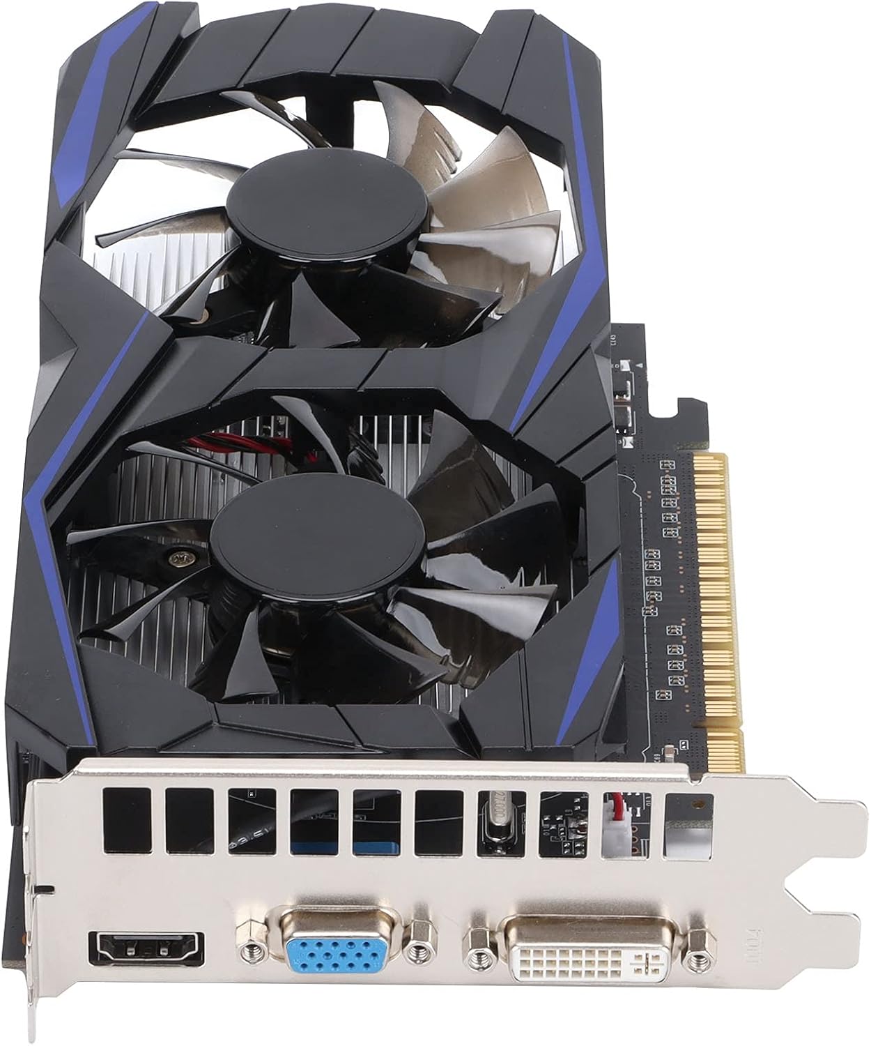 GTX1050Ti 4GB DDR5 Graphics Card, 128bit Desktop Computer Game Video Graphics Card with Dual Cooling Fan