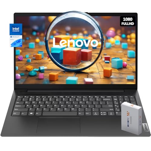 Lenovo Newest V15 Essential Laptop | Intel Multitasking 4-core Processor | 32GB RAM | 1TB SSD | 15.6" FHD 1080p Display | Ethernet RJ-45 | Rugged