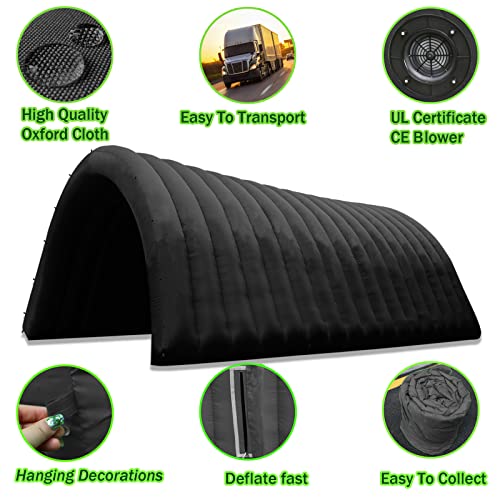 Inflatable Tunnel Sports Tunnel Entrance with Blower Football Tunnel Tent Entryway for Business Advertise Party Exhibition Promotion Street,Shop
