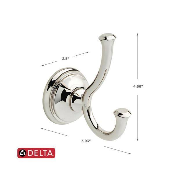 Delta Cassidy 5-Piece Bath Hardware Set in Polished Nickel