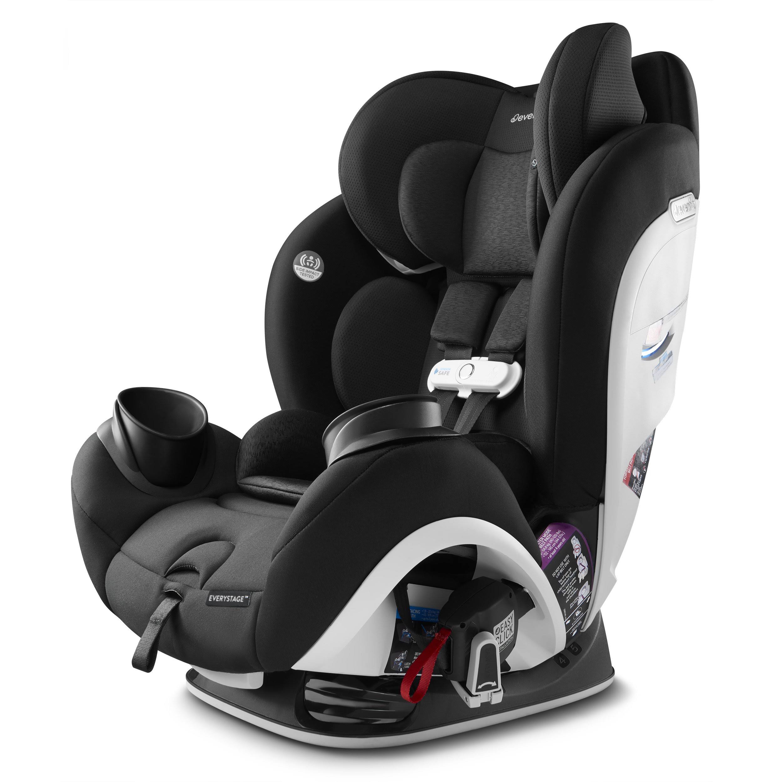 Evenflo Gold SensorSafe EveryStage Smart All-in-One Convertible Car SEAT, Moonstone