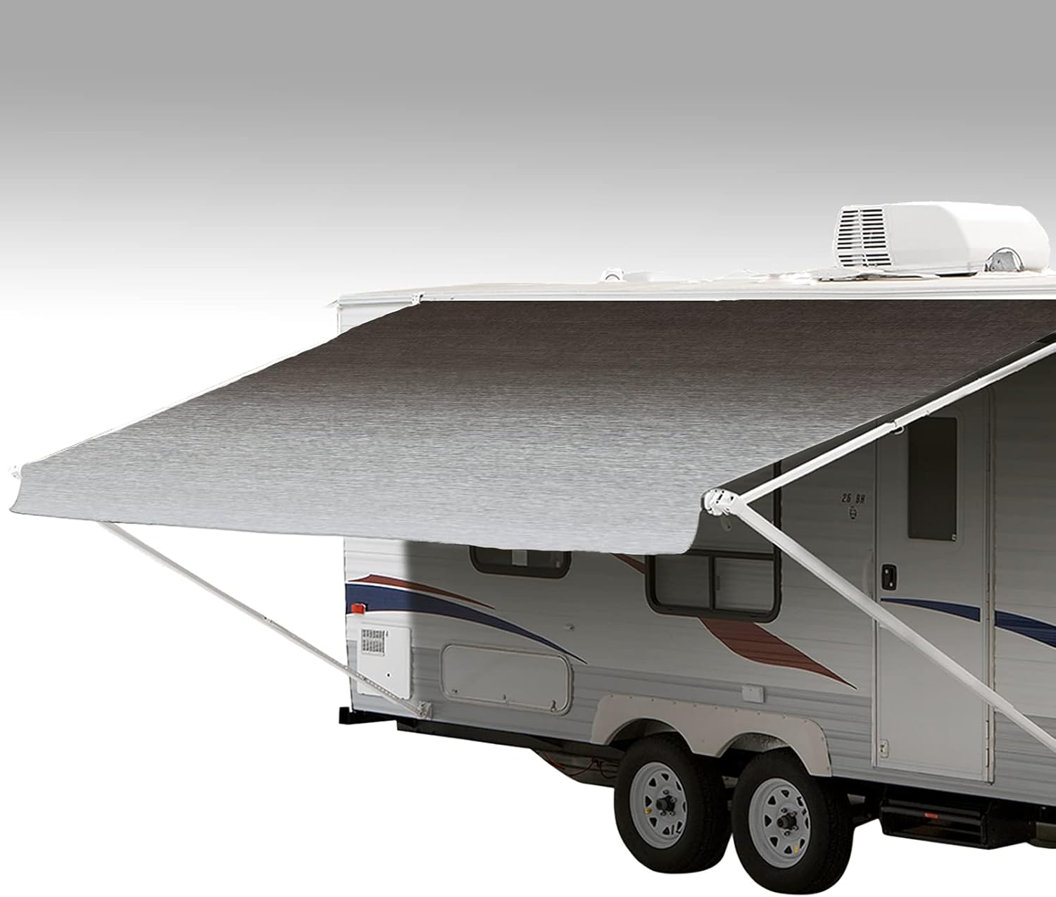 ShadePro - RV Awning Fabric Replacement - Premium Grade Weatherproof Vinyl - Universal Outdoor Canopy for Camper, Trailer, and Motorhome Awnings