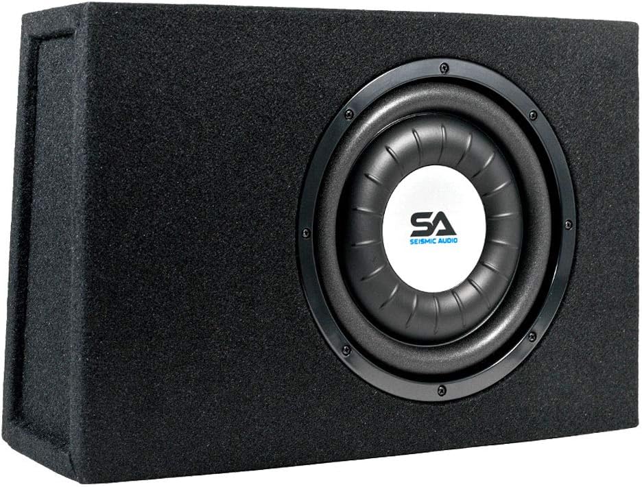 Seismic Audio - SA-SCE08-8 Inch 400 Watt Slim Shallow Mount Car Truck Audio Subwoofer Enclosure