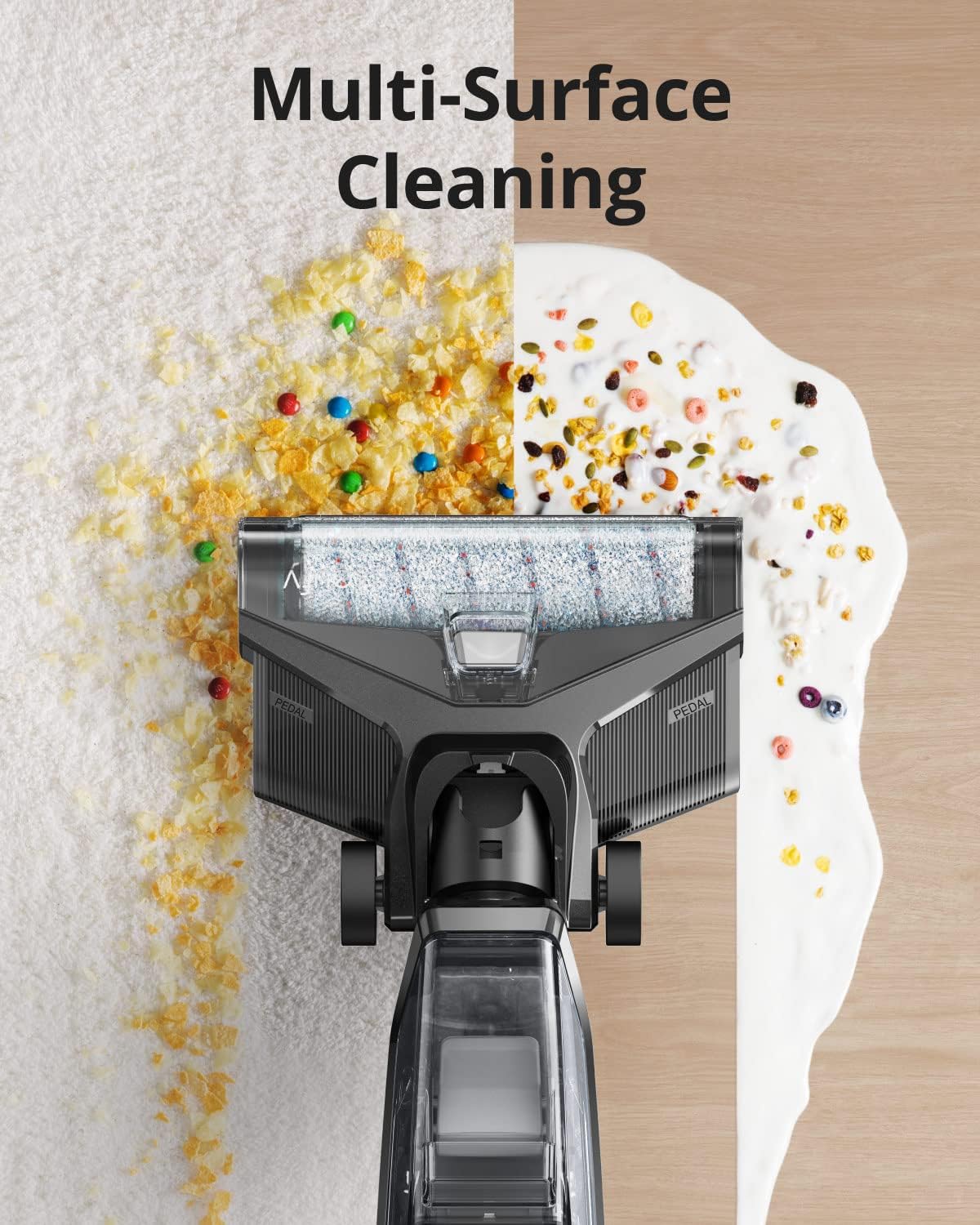 eufy by Anker, WetVac W31, Cordless All-in-One Wet Dry Vacuum Cleaner and Mop with Self-Cleaning and Auto-Dry Technology for Hard Floors and Carpets