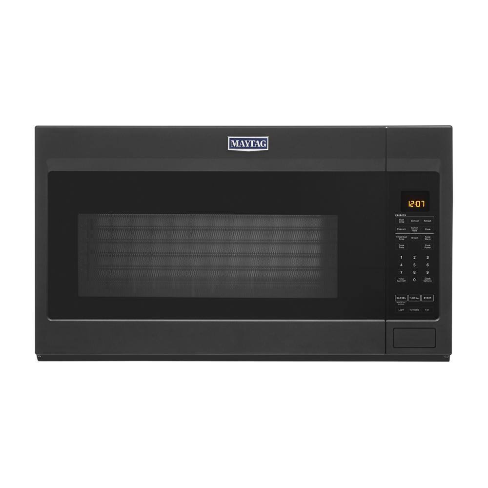 Maytag MMV4207JK Over-the-range Microwave with Dual Crisp Feature - 1.9 Cu. ft. Black