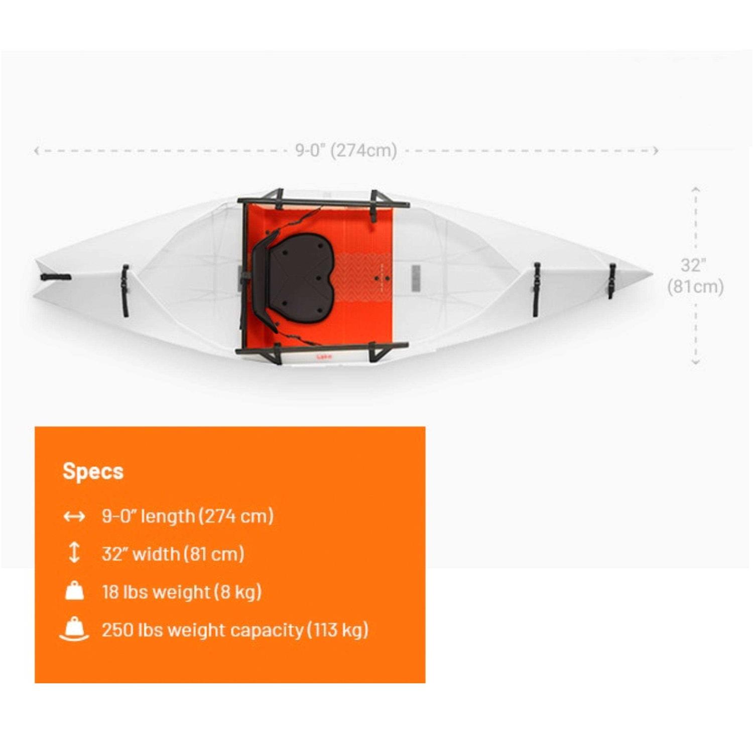 Folding Kayaks - Lake - Foldable Kayak - Lightweight, Portable Kayaks - Beginner Friendly - Quick Assembly - Durable - Oru Kayak