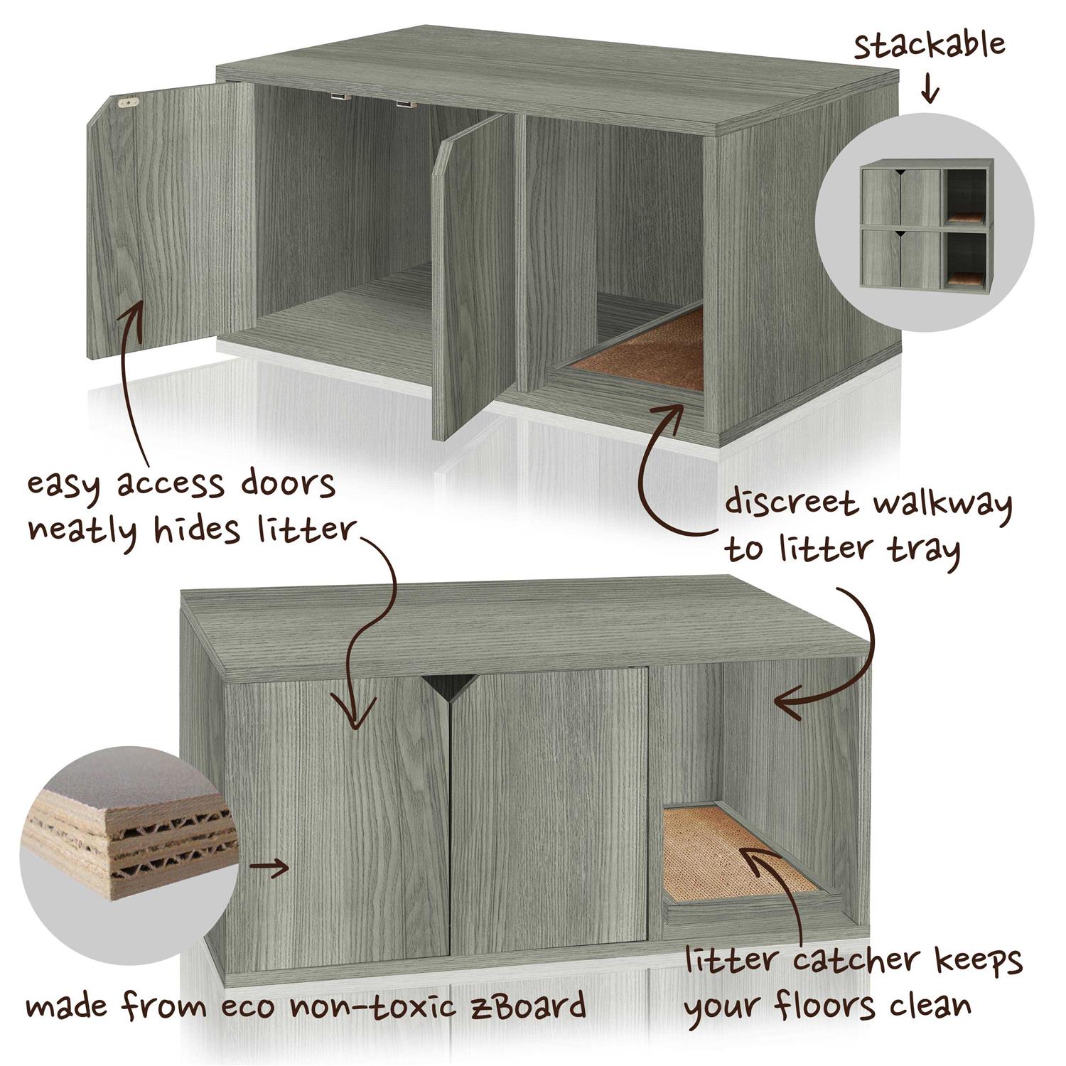 Way Basics Cat Litter Box - Pet Supplies online store
