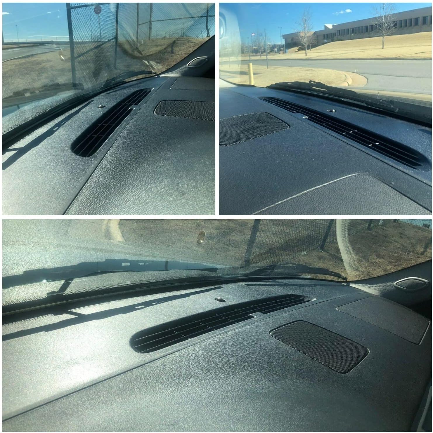 7BLACKSMITHS Upper Dashboard Front Dash Defrost Vent Trim Panel Compatible with 07-13 Chevy Silverado Tahoe Yukon Sierra Escalade Replace for 23224733