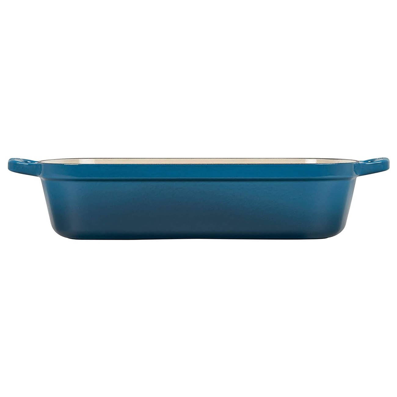 Le Creuset Cast Iron Signature Roaster | Deep Teal, 7 qt.