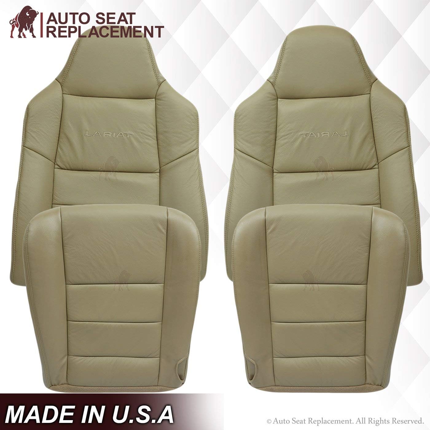 2003 2004 2005 2006 2007 Ford F250 F350 Lariat XL XLT Leather Seat Cover Replacement