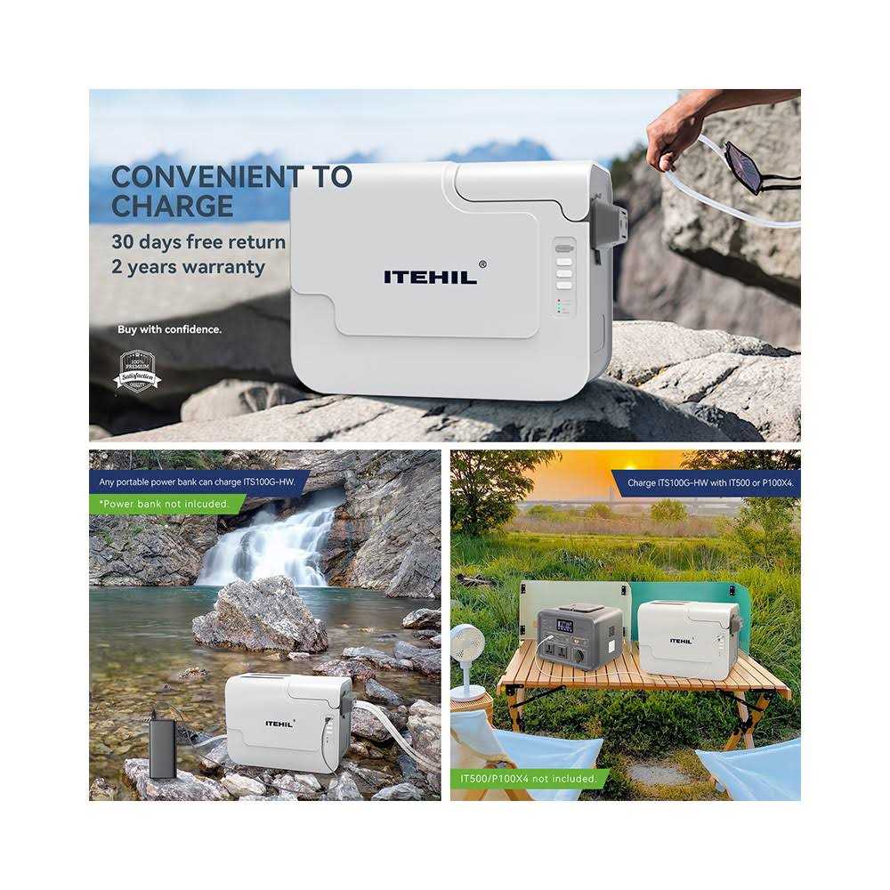 Camping Portable Water Purifier Pump for Hiking Survival by ITEHIL - Sports Supplies Online Store