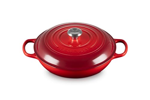 Le Creuset Enameled Cast Iron Signature Braiser, 3.5 qt., Marseille