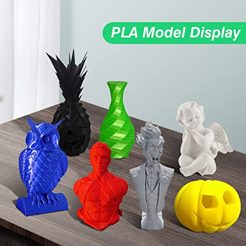 Kingroon PLA 3D Printer Filament, 12Rolls, Dimensional Accuracy +/- 0.03 mm, 12kg Spool(26.4lbs)