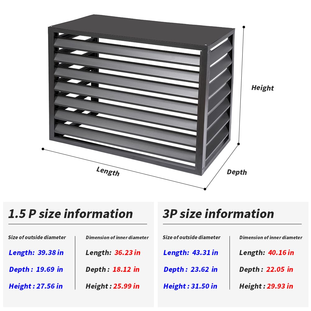 Air Conditioner Fence -Air Conditioner Covers for Outside Units