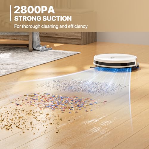 mollie Robot Vacuum and Mop Automatic Self-Charging Robotic Vacuum Cleaner - Smart Home Appliances