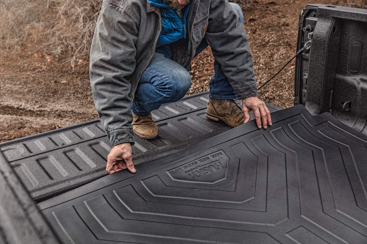 Husky Liners X-act Contour Series | Heavy Duty Bed Mat - Black | 16008 | Fits 2015-2022 Ford F-150 5.8' Bed 1 Pcs