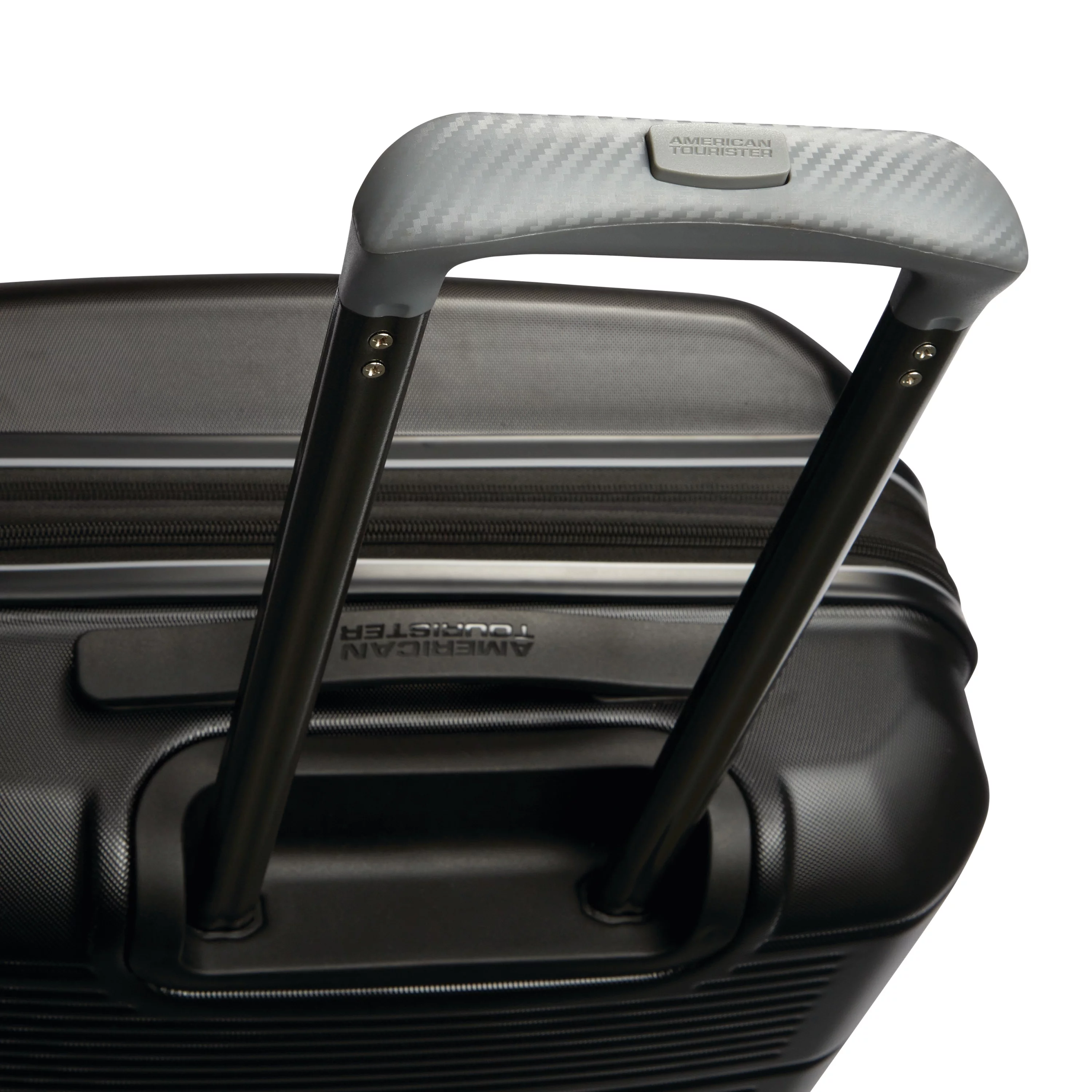 American Tourister Stratum 2.0 24" Hardside Medium Checked Spinner Luggage One Piece - Jet Black