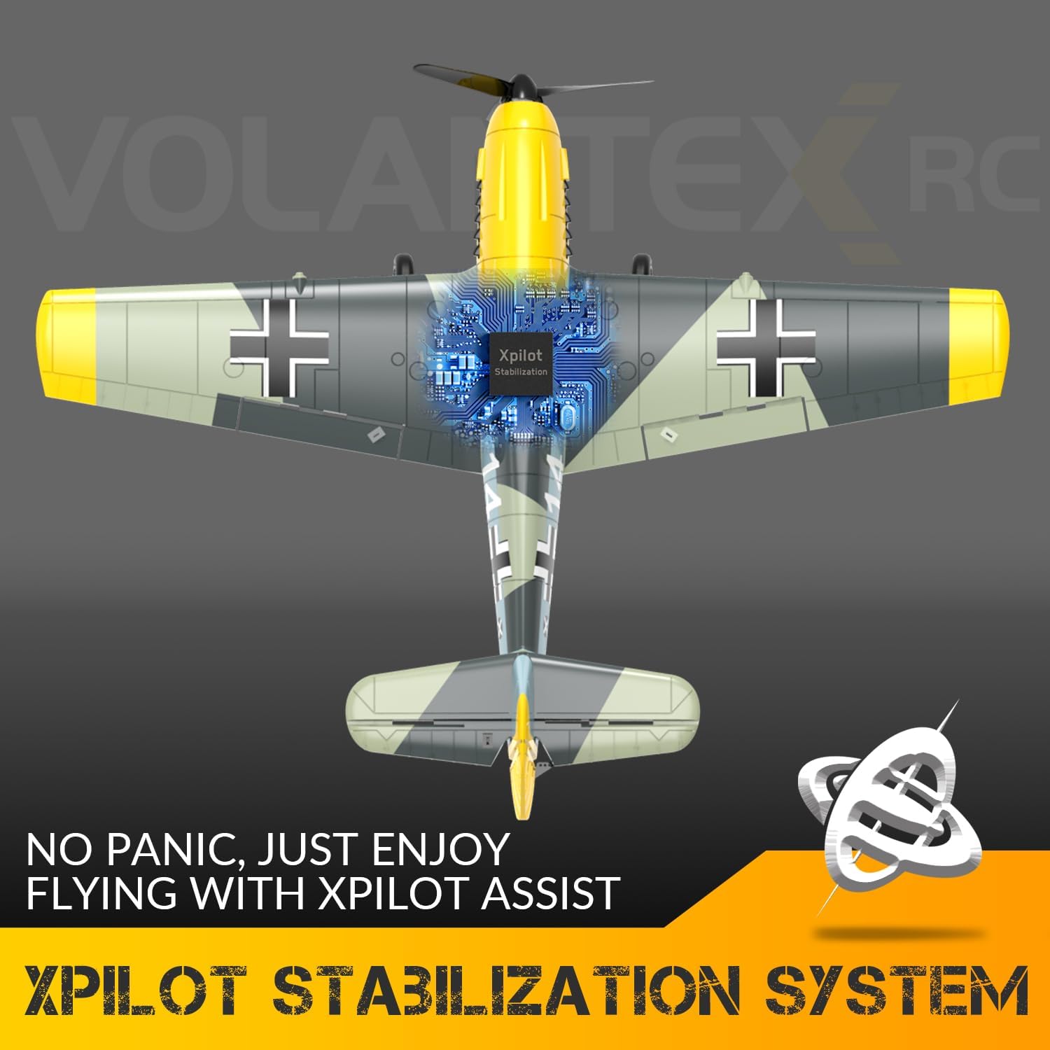 VOLANTEXRC RC Plane 4CH RC Airplane BF-109, andF4U Corsair Ready to Fly with Upgraded Canopy