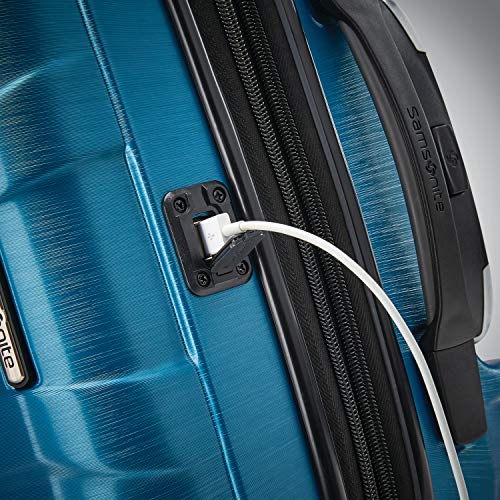 Samsonite Centric 2 Hardside Expandable Luggage with Spinner Wheels, Black, Carry-On 20-Inch