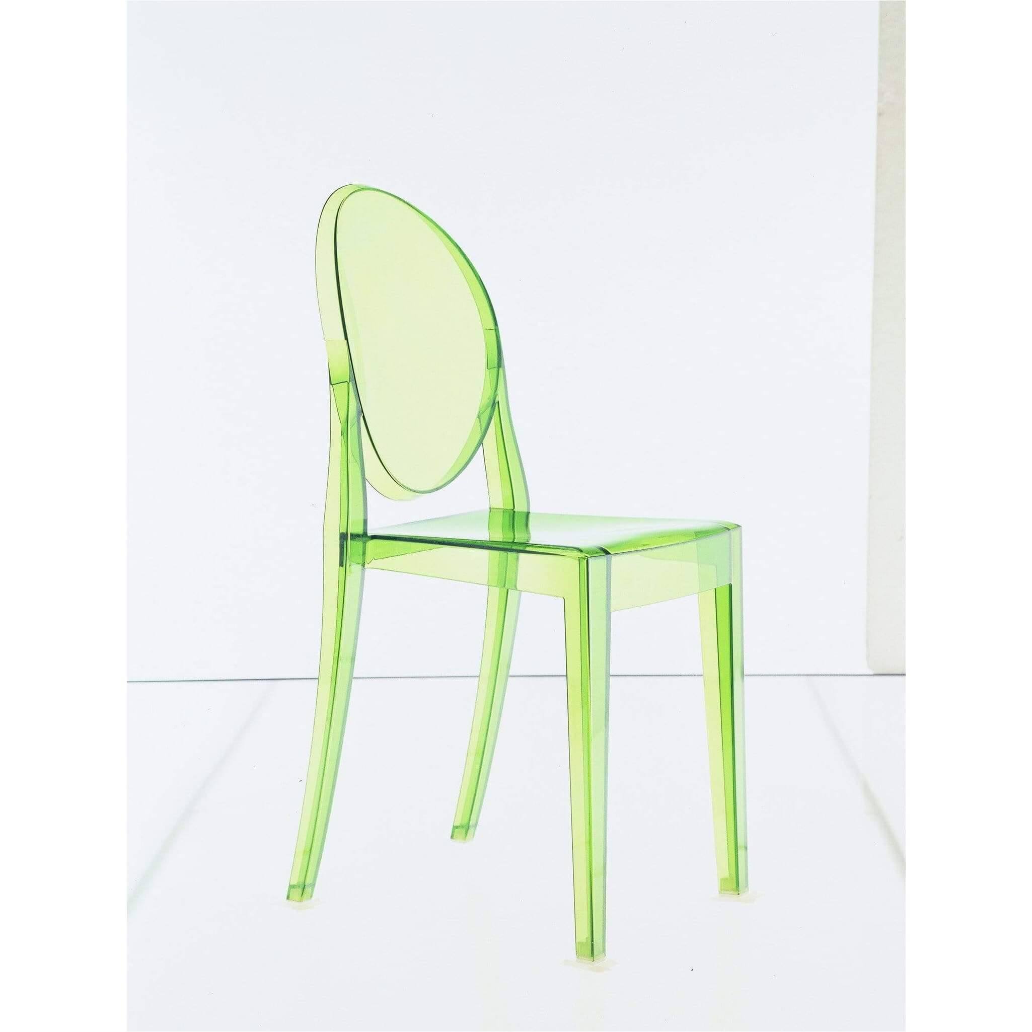 Kartell Victoria Ghost Chair Solid - Polycarbonate Black - 4857000000