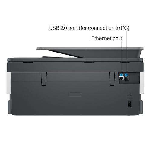 HP OfficeJet Pro 8125e Wireless All-in-One Color Inkjet Printer, Print, scan, Copy, ADF, Duplex Printing, Home & Office