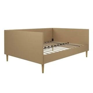 Avenue Greene Flint Mid Century Daybed (Tan - Full), Kids Unisex