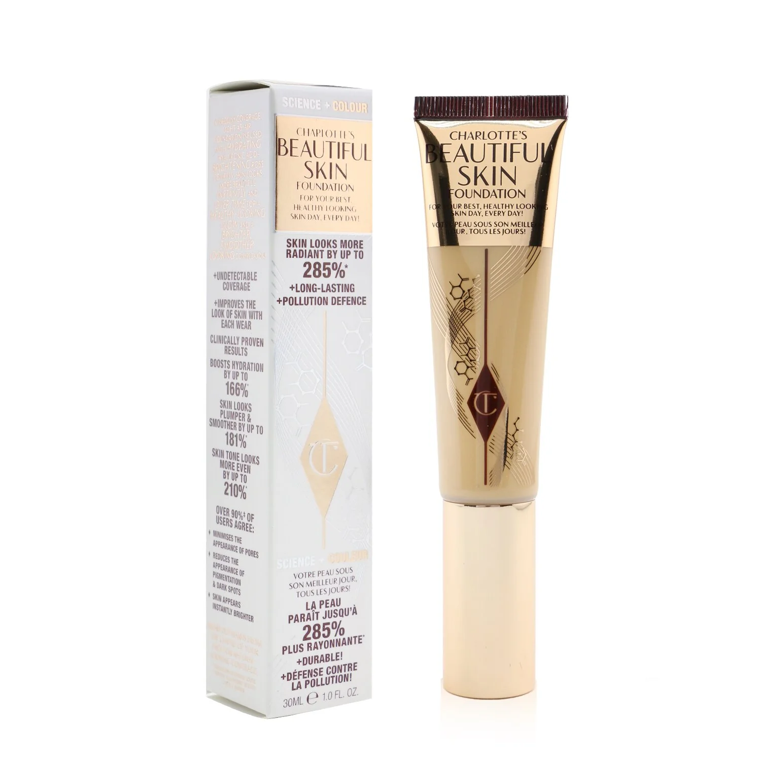 Charlotte Tilbury Charlotte's Beautiful Skin Foundation - # 9 Warm 30ml/1oz