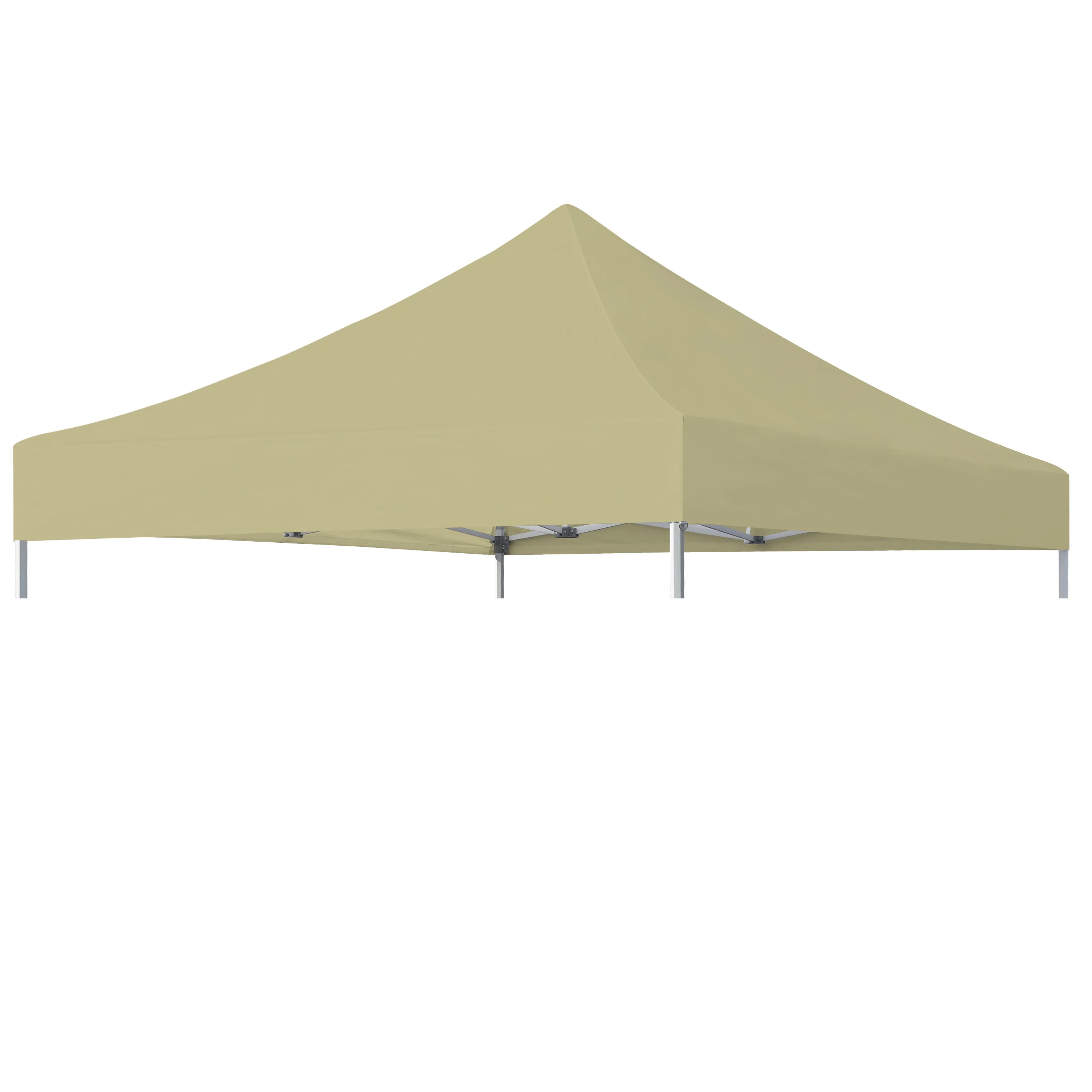 Eurmax Replacement Canopy Tent Top Cover for 10x10 Pop Up Canopy ,Instant Ez Canopy Top Cover ONLY,(Sandy)