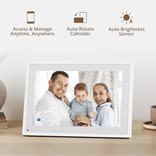 Dragon Touch 15.6" Digital Calendar Chore Chart – 1080P Full HD Interactive Touchscreen, Smart Family Planner