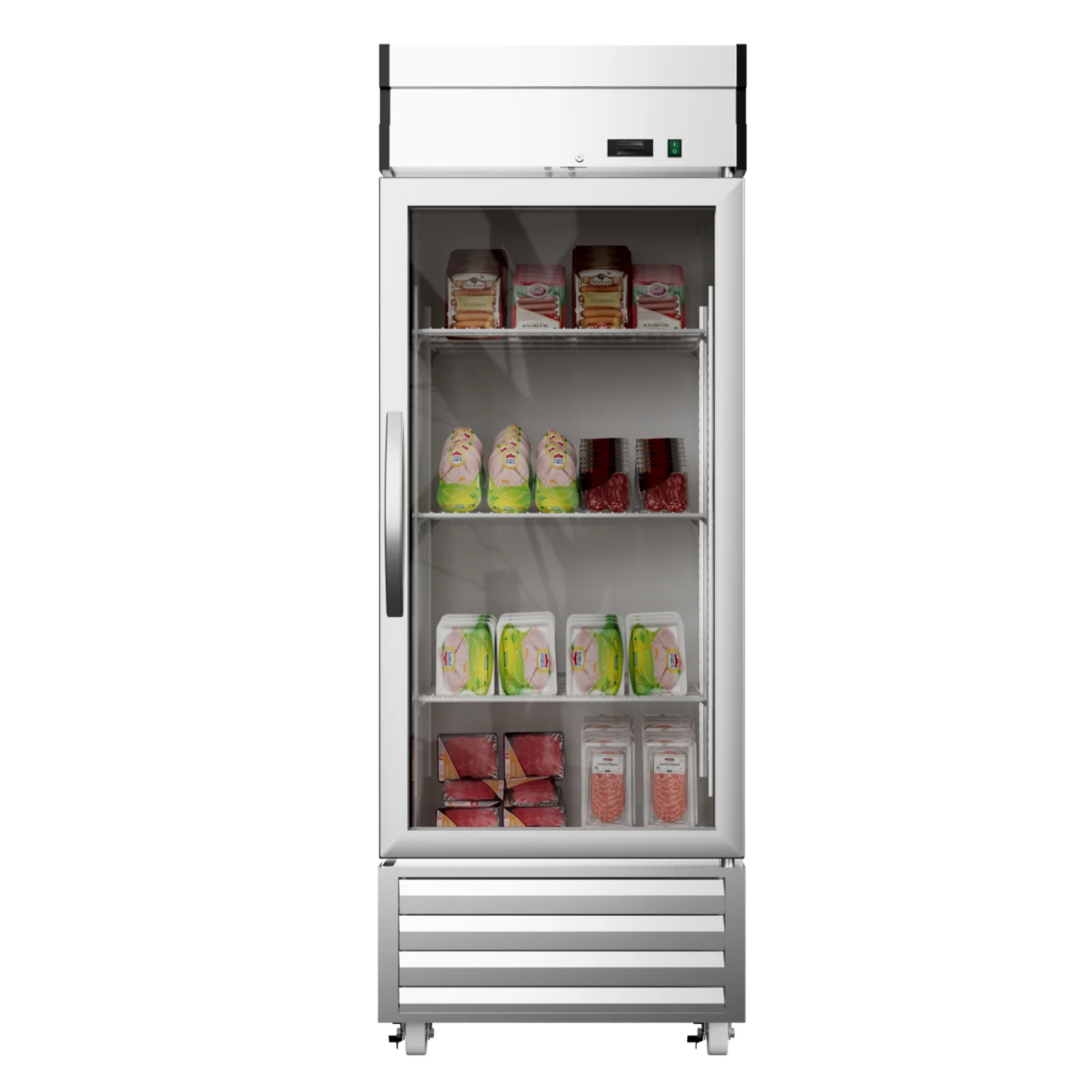 Single Door Glass Door Refrigerator - 27"