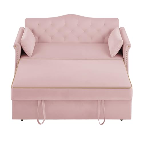 68.11" Corduroy Sleeper Chair Bed with USB Port, Cup Holders & Side Storage Pockets – 3-in-1 Foldable Sofa Bed for Guest Room, Living Room – White