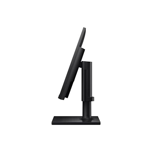 SAMSUNG FT45 Series 27-Inch FHD 1080p Computer Monitor, 75Hz, IPS Panel, HDMI, USB Hub, Height Adjustable Stand, 3 Yr WRNTY (LF27T450FQNXGO),Black