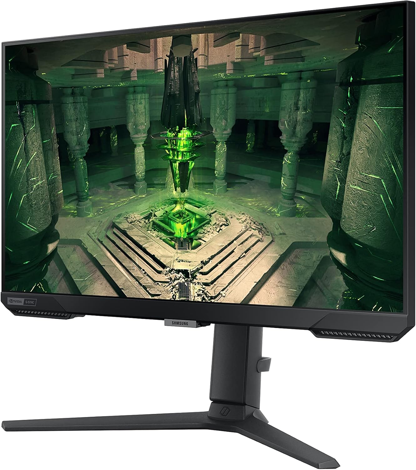 SAMSUNG 25" Odyssey G4 Series FHD Gaming Monitor, IPS, 240Hz, 1ms, G-Sync Compatible, AMD FreeSync Premium, HDR10, Ultrawide Game View, DisplayPort